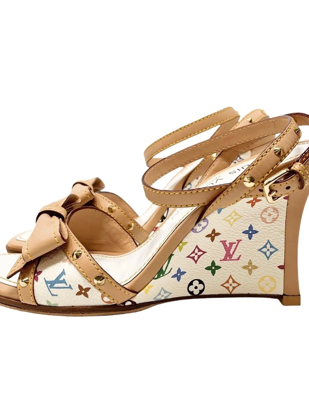 Not For Sale ISO LOUIS VUITTON X TAKASHI MURAKAMI WEDGES